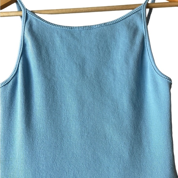 Balenciaga blue stretchable sleeveless shirt. Size Small - Picture 2 of 6
